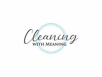 Cleaning with Meaning  logo design by hopee