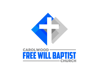Carolwood Free Will Baptist Church logo design by sakarep