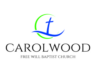 Carolwood Free Will Baptist Church logo design by jetzu