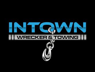 Intown Wrecker & Towing  logo design by qqdesigns