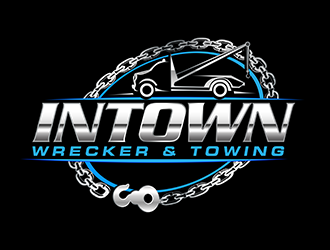 Intown Wrecker & Towing  logo design by 3Dlogos