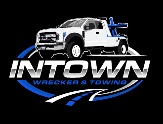 Intown Wrecker & Towing  logo design by ElonStark
