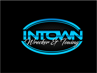 Intown Wrecker & Towing  logo design by up2date
