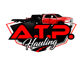 A.T.P. Hauling. logo design by ElonStark