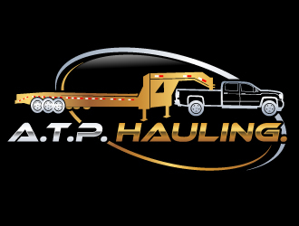 A.T.P. Hauling. logo design by uttam