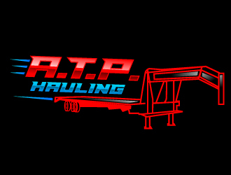 A.T.P. Hauling. logo design by uttam
