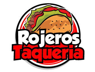 Rojeros Taqueria logo design by ElonStark