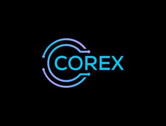 CoreX logo design by lintinganarto