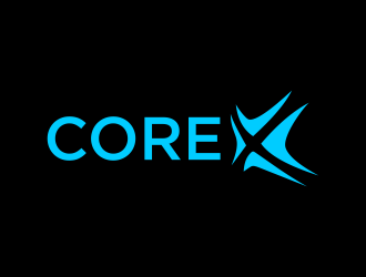 CoreX logo design by lintinganarto