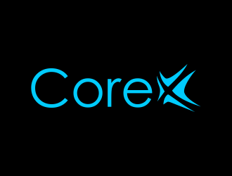 CoreX logo design by lintinganarto
