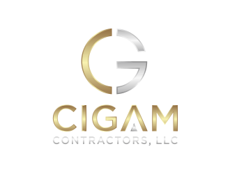 Cigam Contractors, LLC logo design by GassPoll