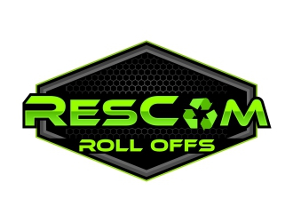 RESCOM ROLL OFFS logo design by rizuki