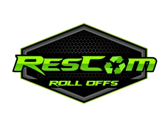 RESCOM ROLL OFFS logo design by rizuki