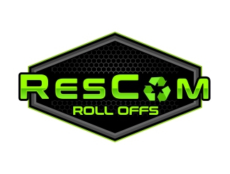 RESCOM ROLL OFFS logo design by rizuki