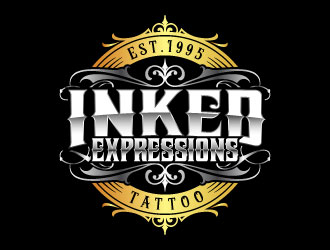 Inked Expressions  logo design by daywalker