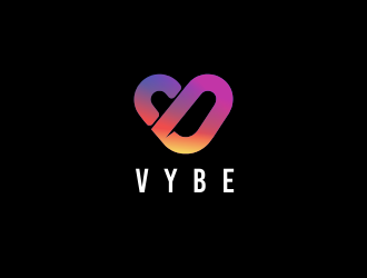 Vybe logo design by M J