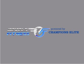NEVELS FITNESS powered by CHAMPIONS ELITE logo design by maspion