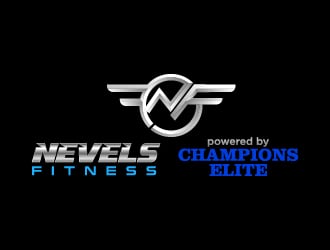 NEVELS FITNESS powered by CHAMPIONS ELITE logo design by sakarep