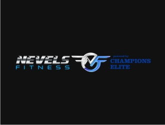 NEVELS FITNESS powered by CHAMPIONS ELITE logo design by maspion