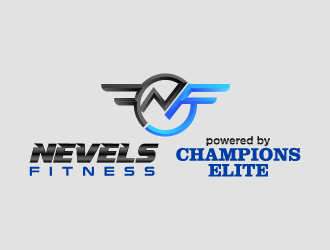 NEVELS FITNESS powered by CHAMPIONS ELITE logo design by sakarep