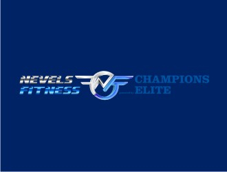 NEVELS FITNESS powered by CHAMPIONS ELITE logo design by maspion