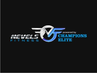 NEVELS FITNESS powered by CHAMPIONS ELITE logo design by maspion