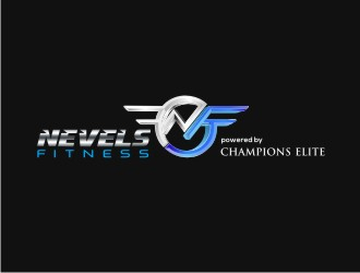 NEVELS FITNESS powered by CHAMPIONS ELITE logo design by maspion