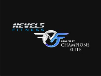 NEVELS FITNESS powered by CHAMPIONS ELITE logo design by maspion