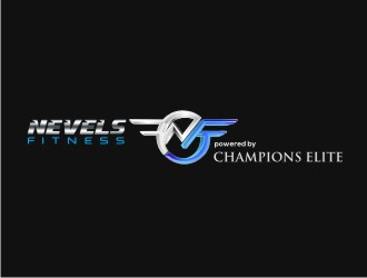 NEVELS FITNESS powered by CHAMPIONS ELITE logo design by maspion