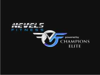 NEVELS FITNESS powered by CHAMPIONS ELITE logo design by maspion