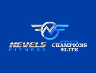NEVELS FITNESS powered by CHAMPIONS ELITE logo design by sakarep