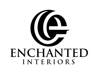 Enchanted Interiors logo design by ElonStark