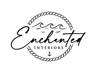 Enchanted Interiors logo design by bluespix