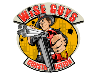 Wise Guys Construction logo design by Suvendu