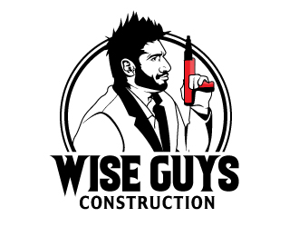 Wise Guys Construction logo design by Suvendu