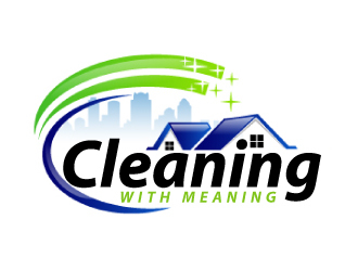 Cleaning with Meaning  logo design by ElonStark