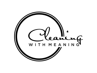 Cleaning with Meaning  logo design by christabel