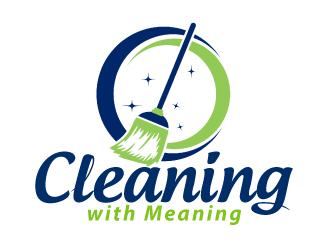 Cleaning with Meaning  logo design by ElonStark
