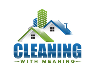 Cleaning with Meaning  logo design by karjen