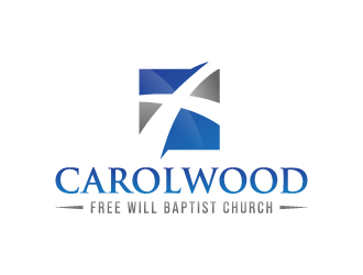 Carolwood Free Will Baptist Church logo design by akilis13