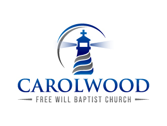 Carolwood Free Will Baptist Church logo design by akilis13