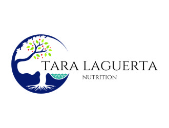 Tara Laguerta Nutrition  logo design by jetzu