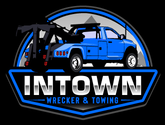 Intown Wrecker & Towing  logo design by ElonStark