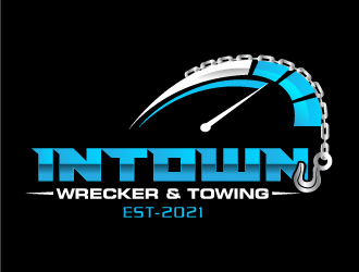Intown Wrecker & Towing  logo design by Suvendu
