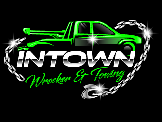 Intown Wrecker & Towing  logo design by Suvendu