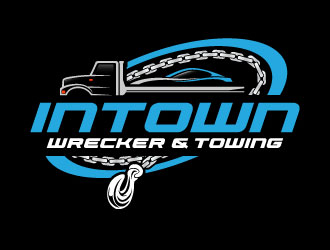 Intown Wrecker & Towing  logo design by daywalker