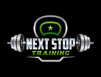 Next Stop training logo design by uttam