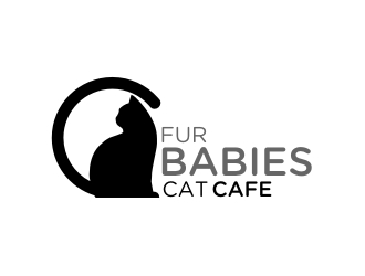 Fur Babies Cat Cafe logo design by protein