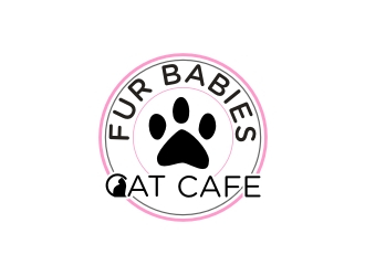 Fur Babies Cat Cafe logo design by protein