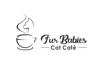 Fur Babies Cat Cafe logo design by Shina